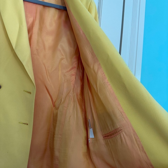 Austin Reed Yellow Suit Jacket - Picture 3 of 5